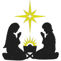 Matriz de Bordado Presépio de Natal